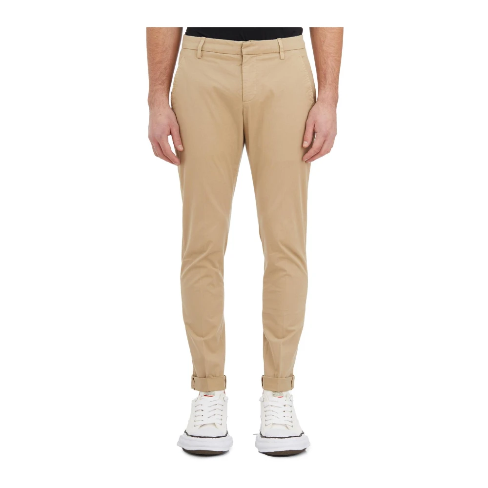 Dondup Homme Beige Pantalons, Taille: W31 Chinos Tailleur En Coton