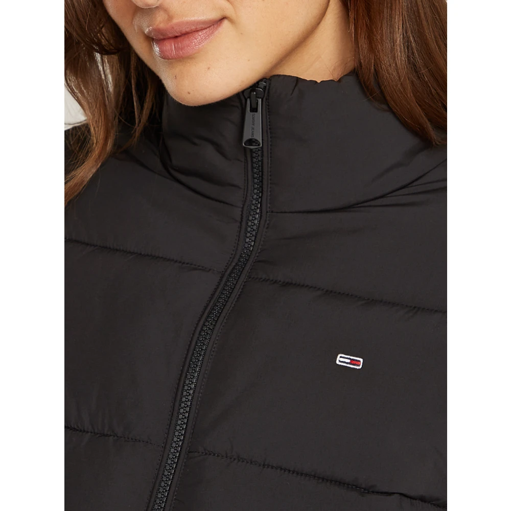 Tommy Jeans Zwarte Pufferjas Essential Black Dames