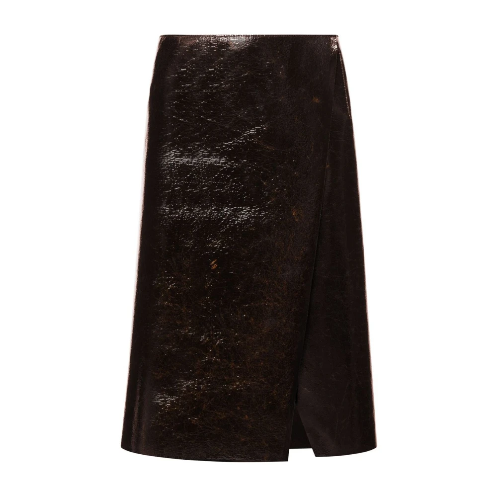 Philosophy di Lorenzo Serafini Bruine Gecoate Wollen Wikkelrok Brown Dames