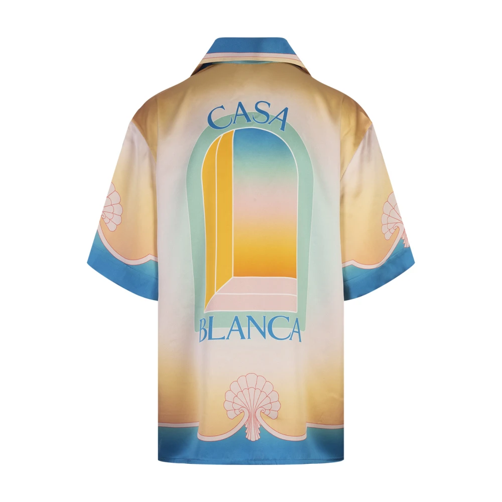 Casablanca L'Arc Coloré Zijden Shirt Multicolor Dames