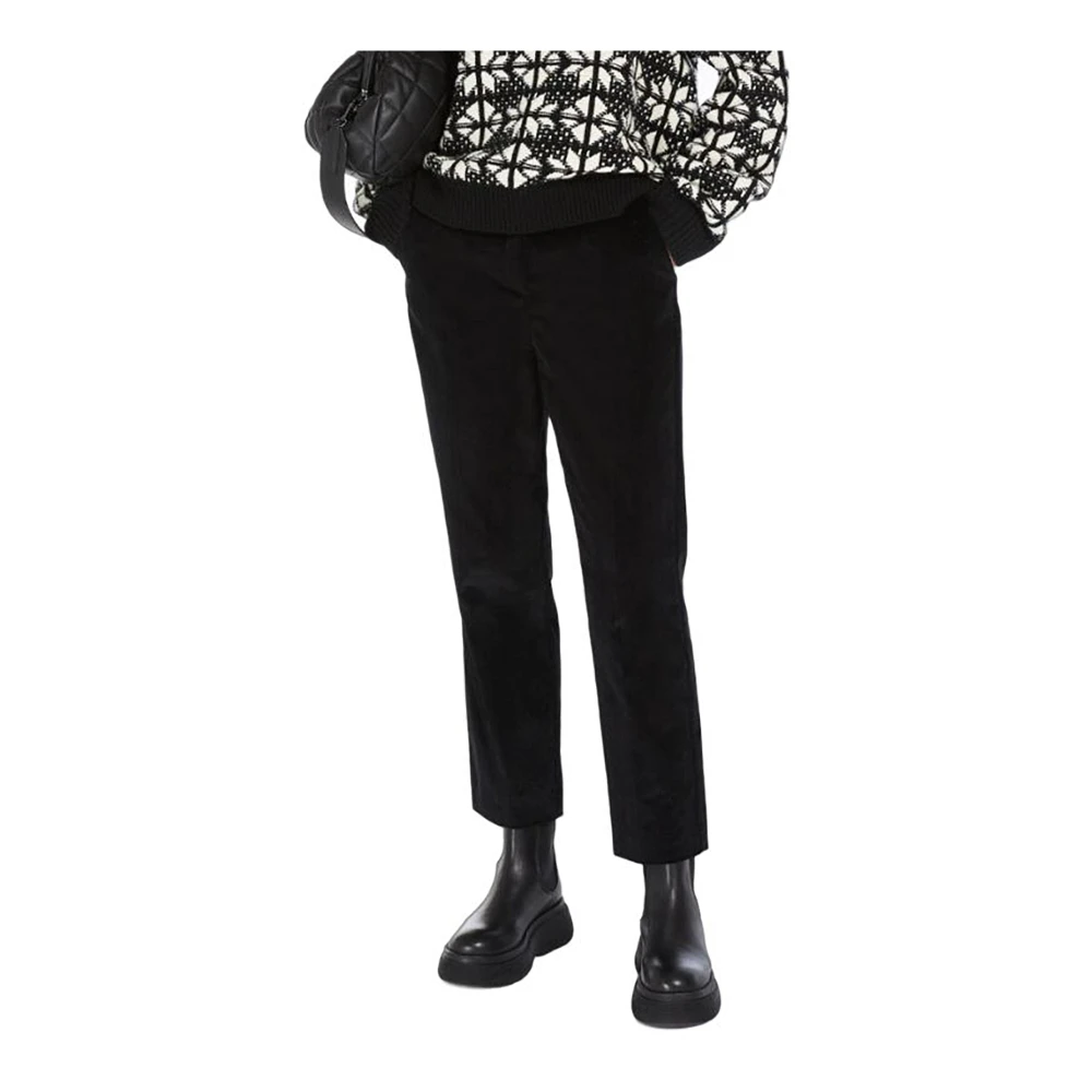 Max Mara Weekend Zwarte Weekendbroek Black Dames