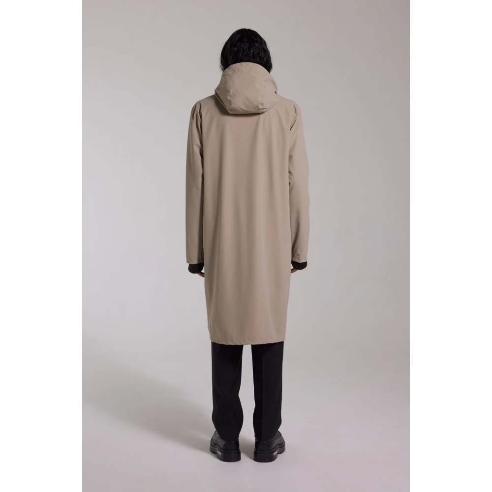 Stutterheim Lichtgewicht Matte Parka voor Mannen Beige Heren