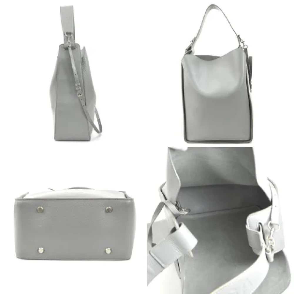 Balenciaga Vintage Pre-owned Leather balenciaga-bags Gray Dames