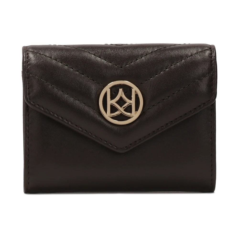 Kazar Kleine portemonnee met groot monogram Brown Dames