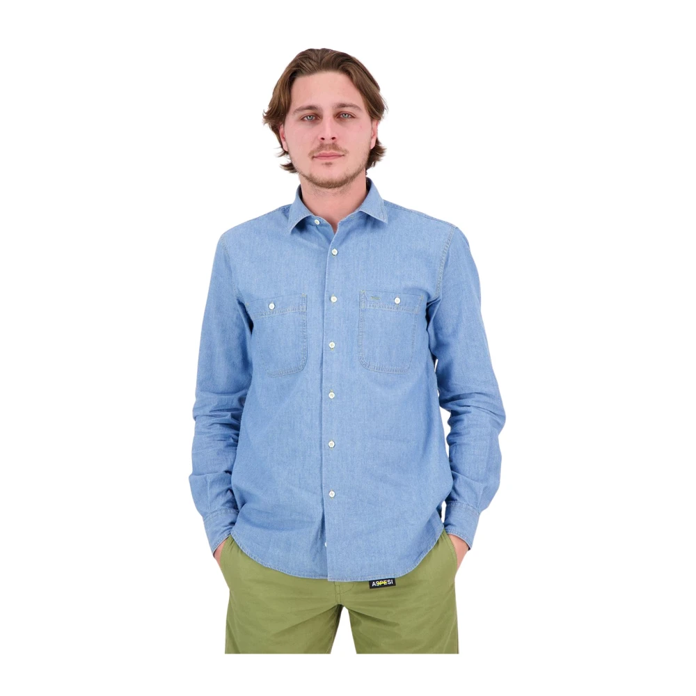 Shirts > Denim Shirts - - Aspesi - Modalova