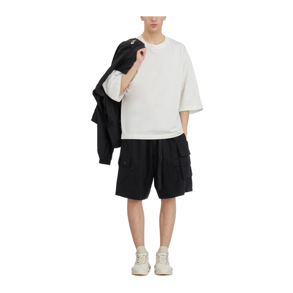 Y-3 Cargo Twill Bermuda Shorts Black Heren