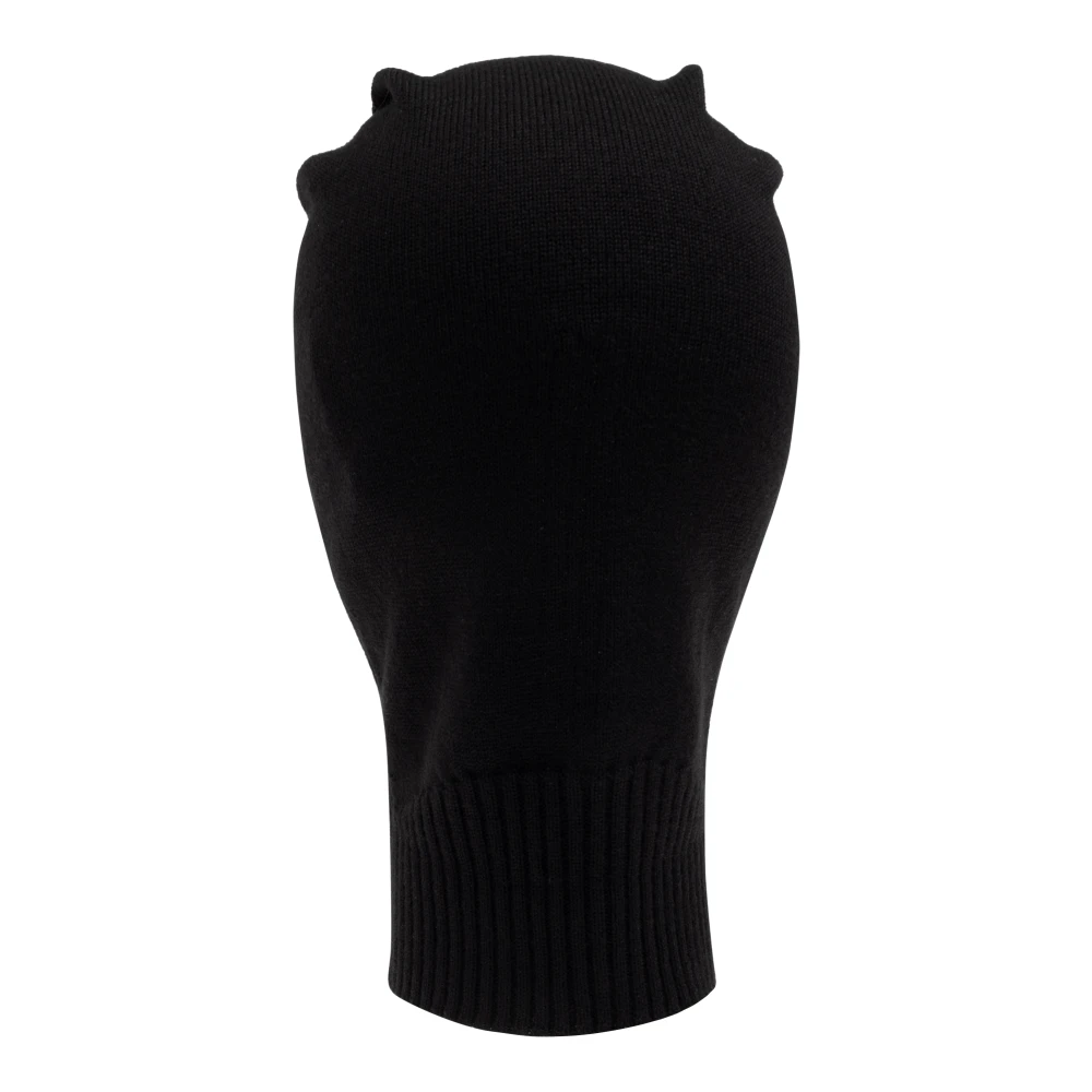 Rick Owens Wollen bivakmuts Black Heren