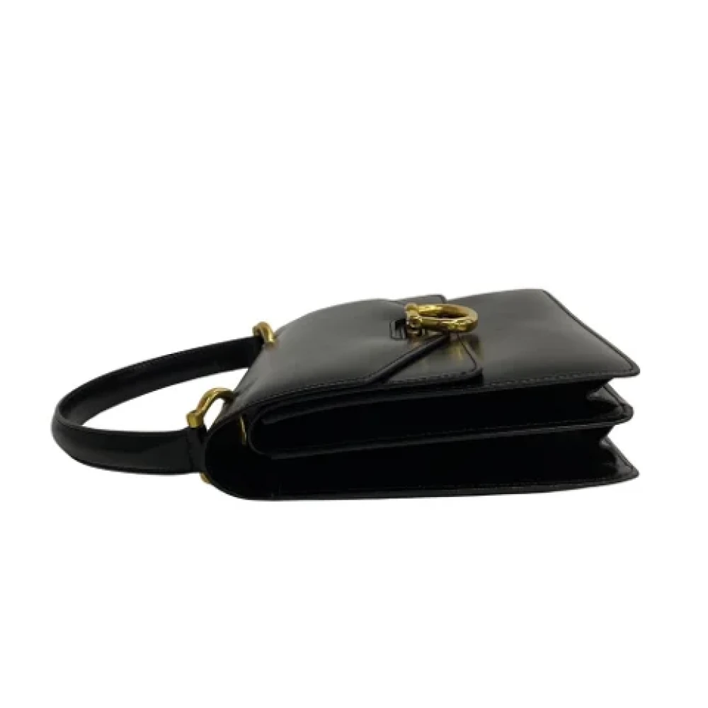 Celine Vintage Pre-owned Leather celine-bags Black Dames