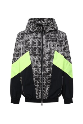 veste-en-nylon-a-imprime-geometrique-et-rayures-neon