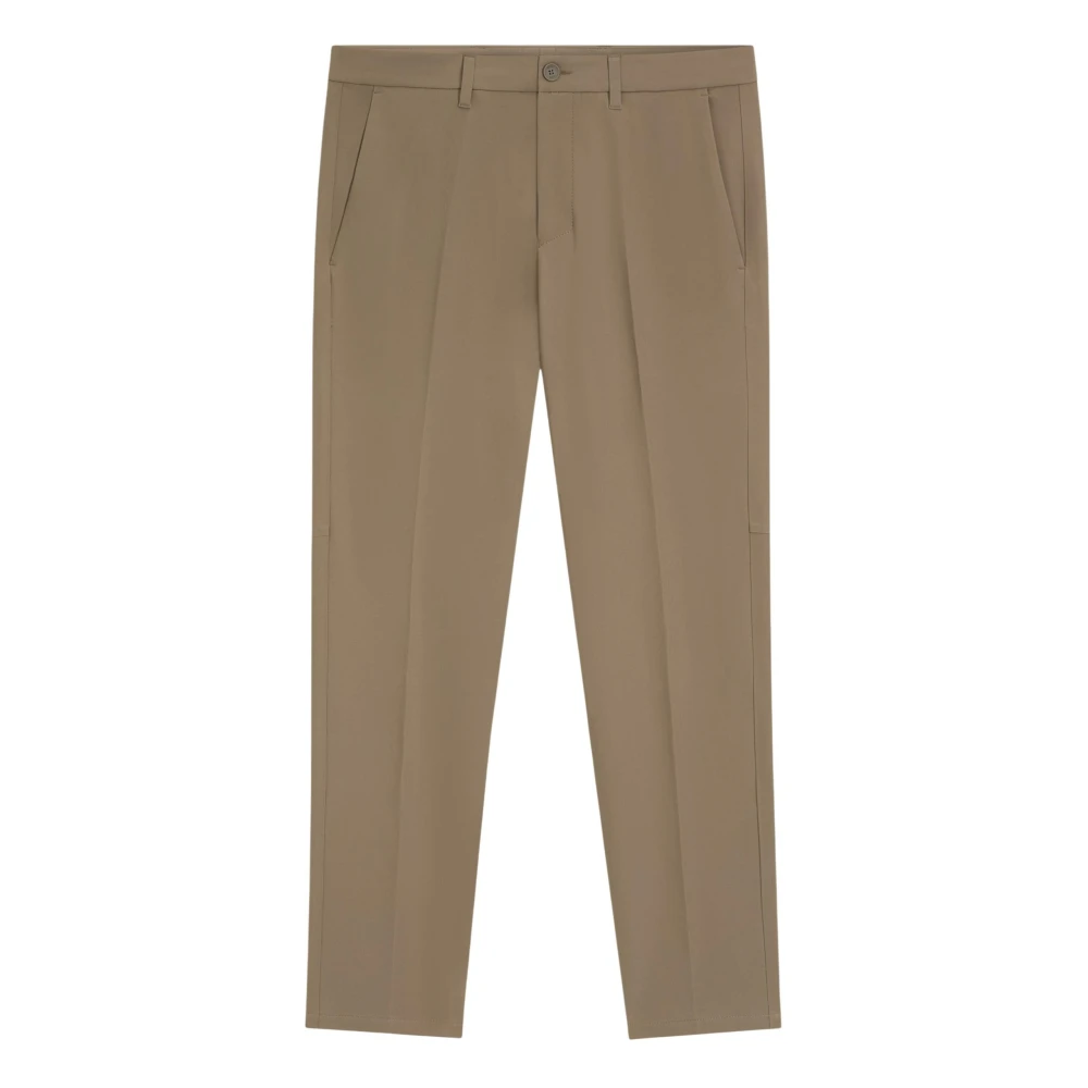 Hugo Men's Beige Suit Trousers, S, T Commuter-Slim