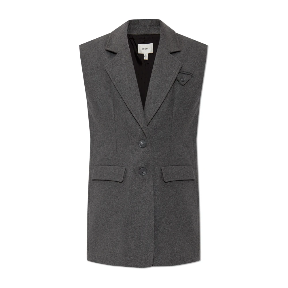 Gestuz - Jackets > Vests - Gray - Gestuz - Modalova