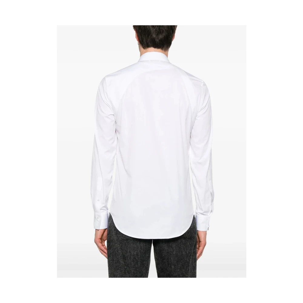alexander mcqueen Witte Overhemd met Knoopsluiting en Lange Mouwen White Heren