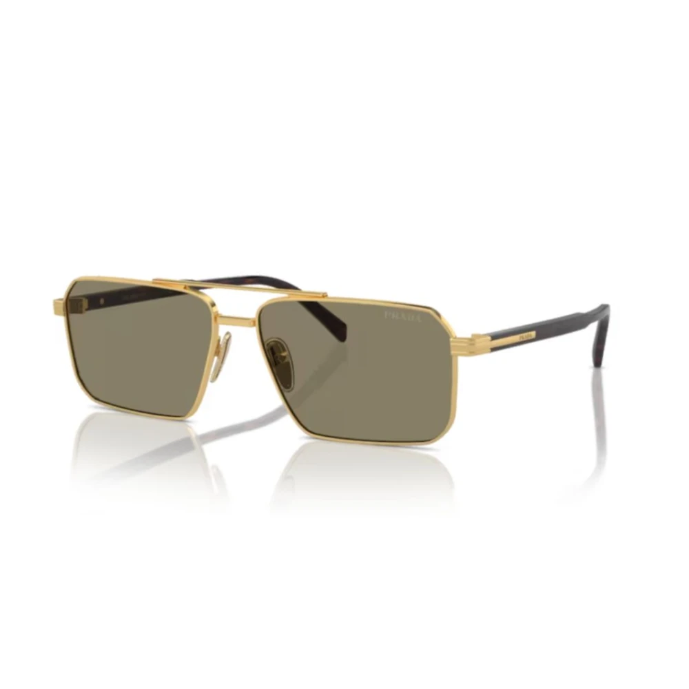 Prada Unisex Yellow Sunglasses,, Stylish A57s Sole Shoes Medium
