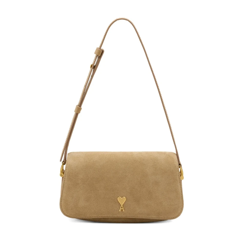 Ami Paris Donna Beige Paris Paris Bag