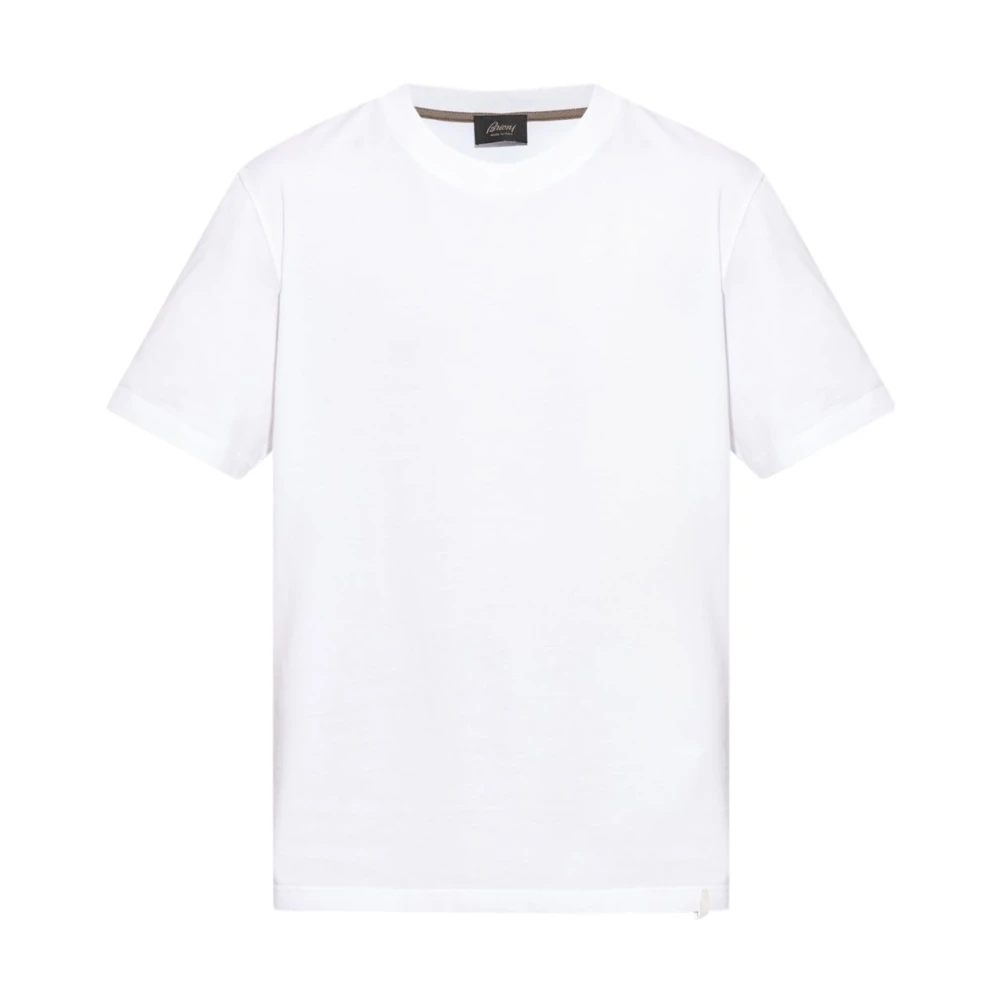 Brioni - Tops > T-Shirts - White - Brioni - Modalova