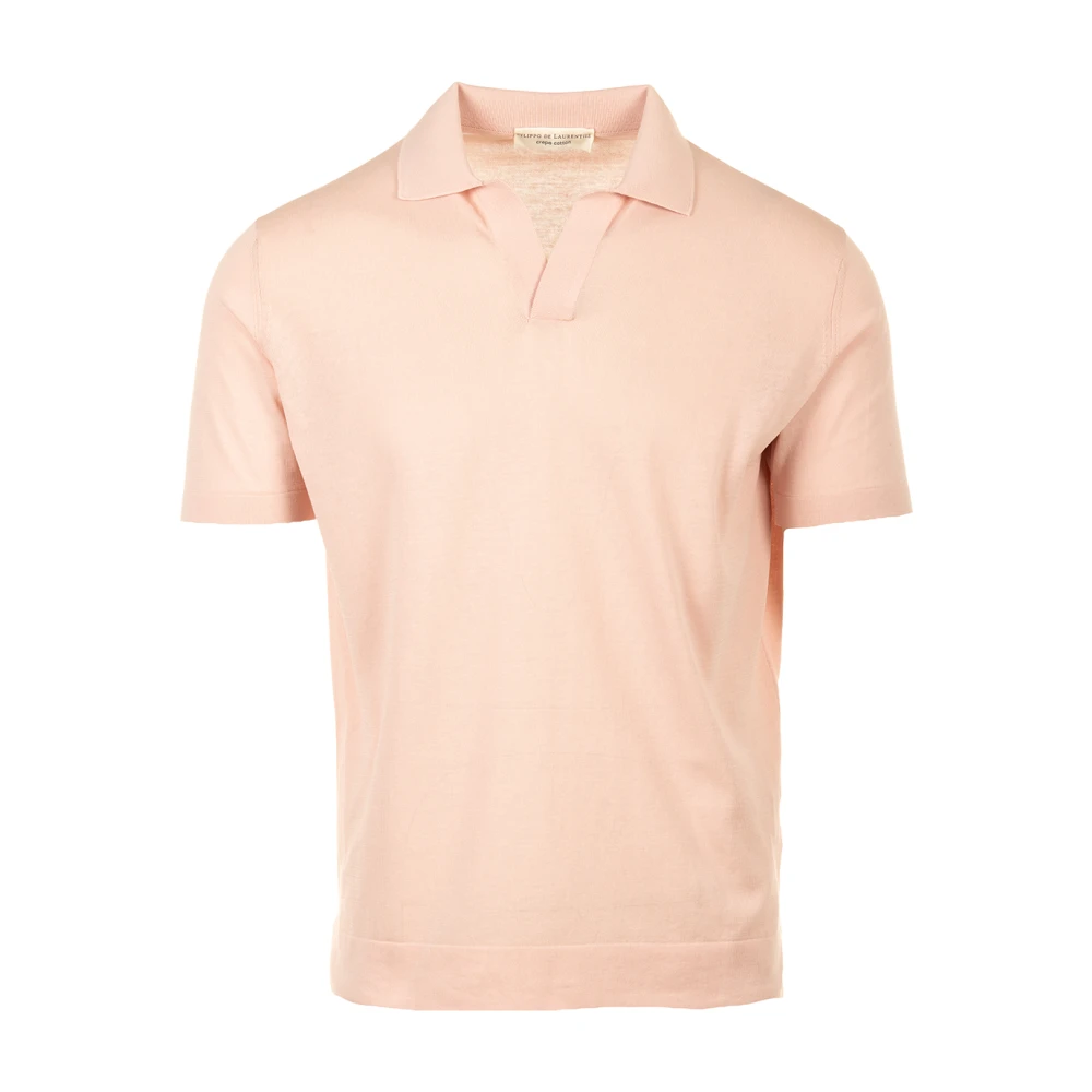 Filippo De Laurentiis Roze Skipper Polo T-shirts en Polos Pink Heren