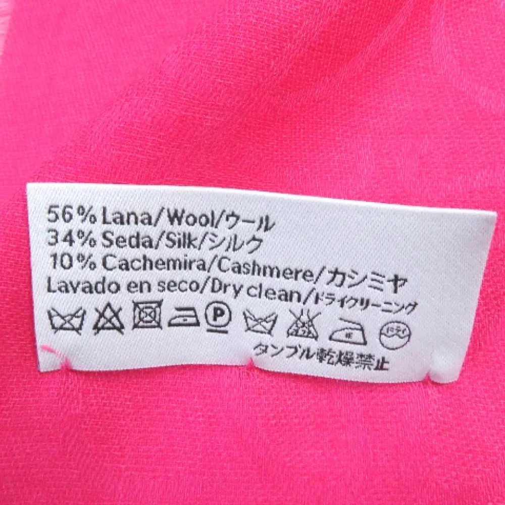 Loewe Pre-owned Canvas scarves Pink Dames