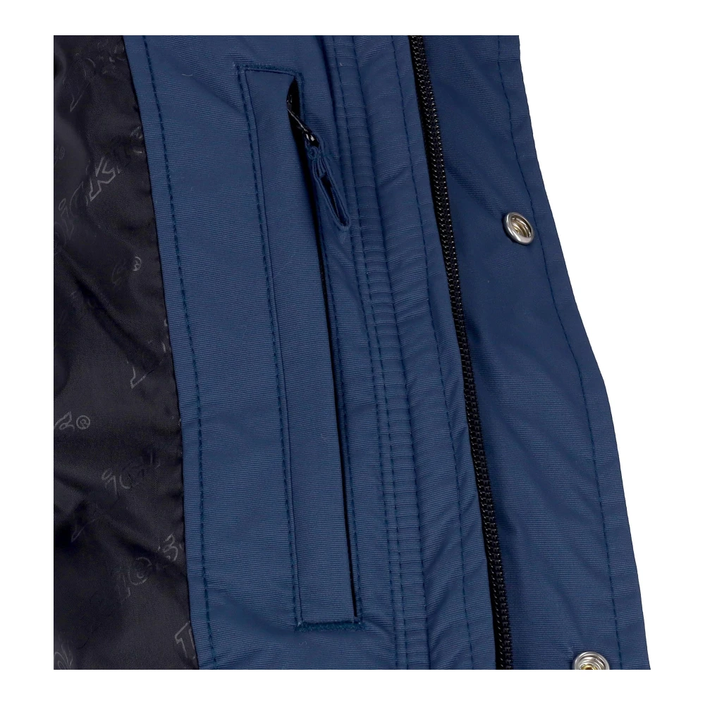Dickies Blauwe Pufferjas met Afneembare Capuchon Blue Heren