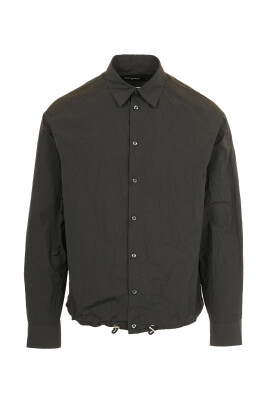 chemise-noire-a-cordon