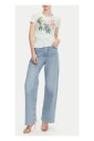 t-shirt-triangle-feuille-vert-col-rond