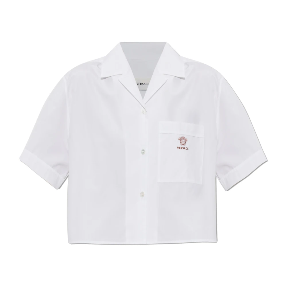 Versace Damen Weiß Blusen & Hemden, Xsgröße: