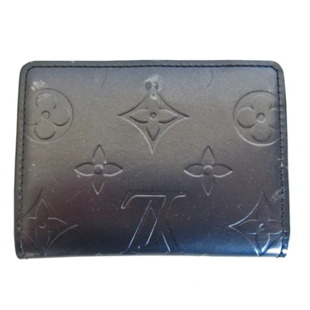 Louis Vuitton Vintage Pre-owned Fabric wallets Blue Heren