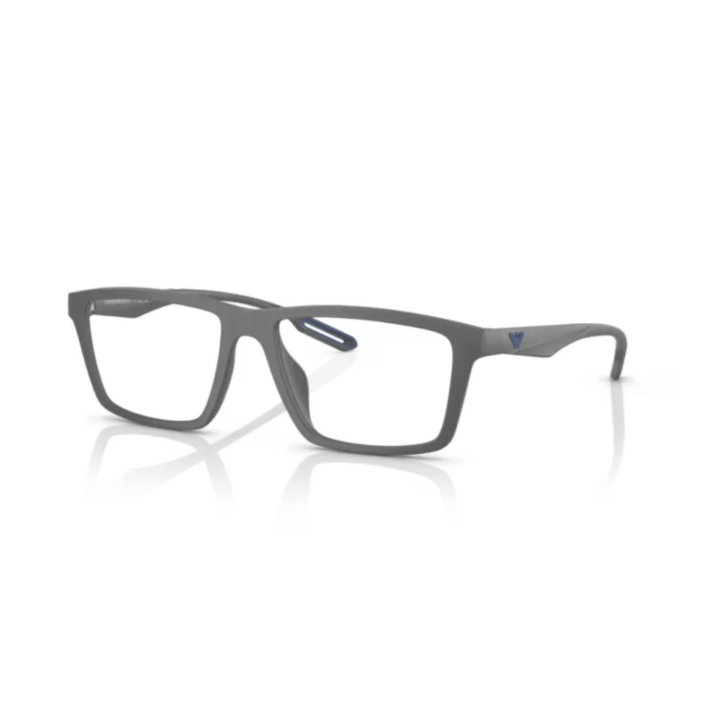 Emporio Armani Unisex Grå Glasögon