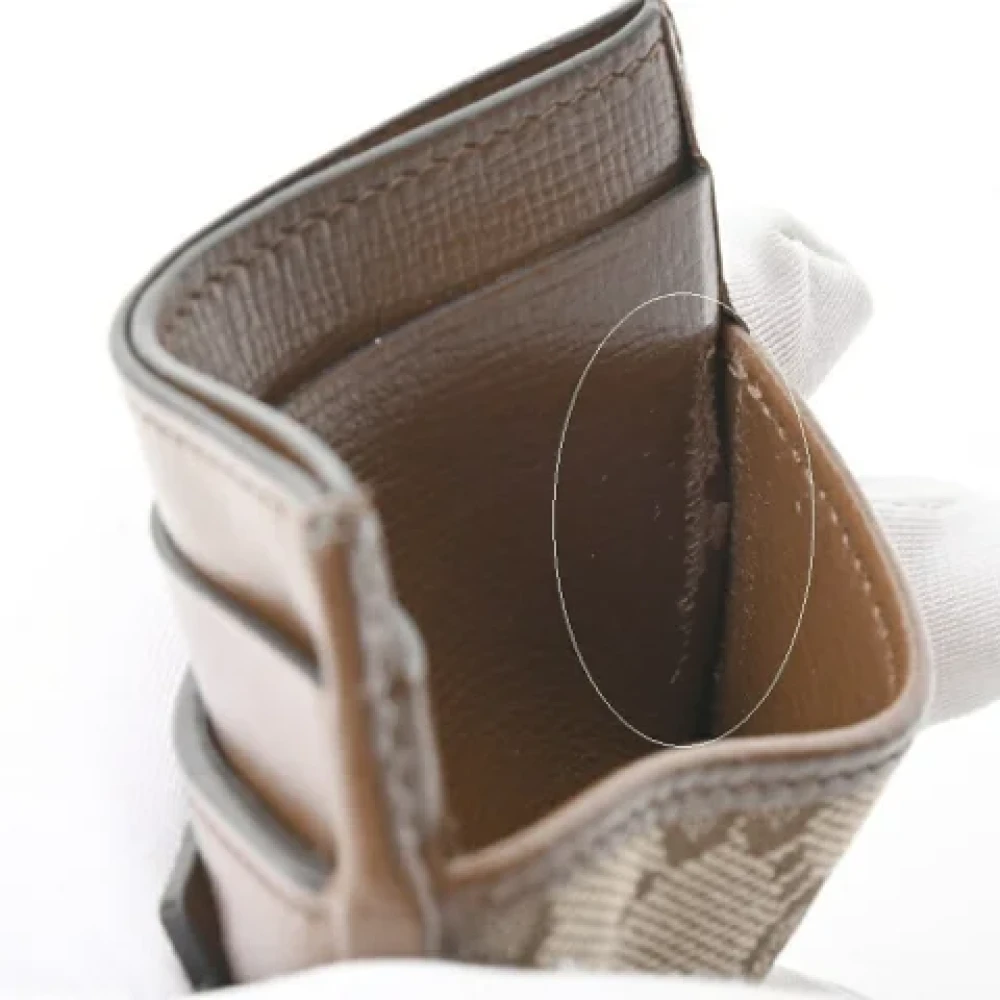 Gucci Vintage Pre-owned Canvas wallets Brown Dames