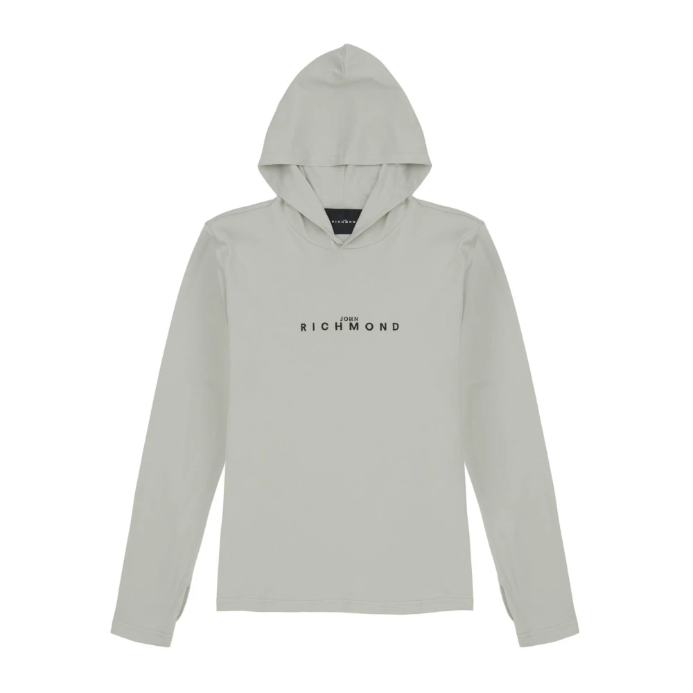 John Richmond Sweatshirt met logo White Heren