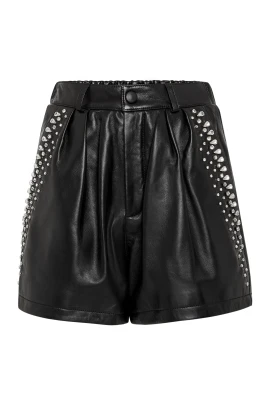 Nappa Hot Pants with Studs