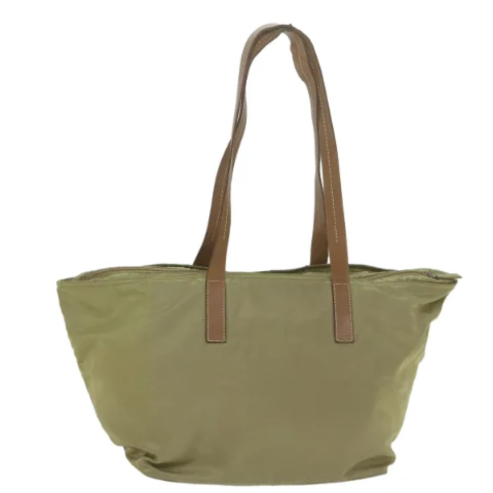 Prada Vintage Pre-owned Nylon totes Beige Dames