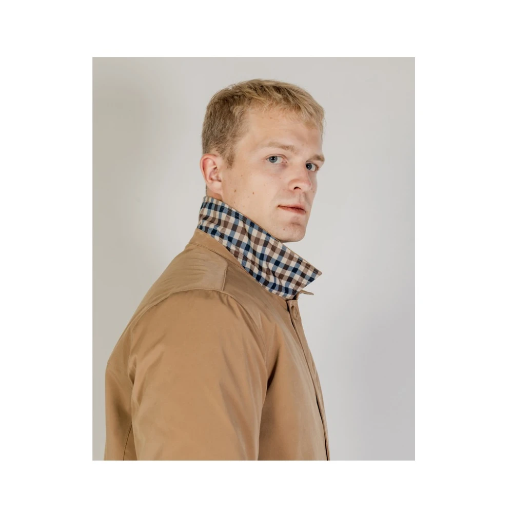 Aquascutum Gewatteerde Trenchcoat met PrimaLoft Beige Heren