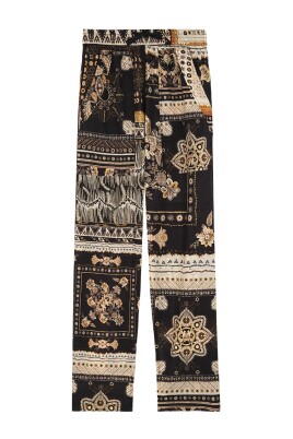 pantalon-en-coton-noir-ocre