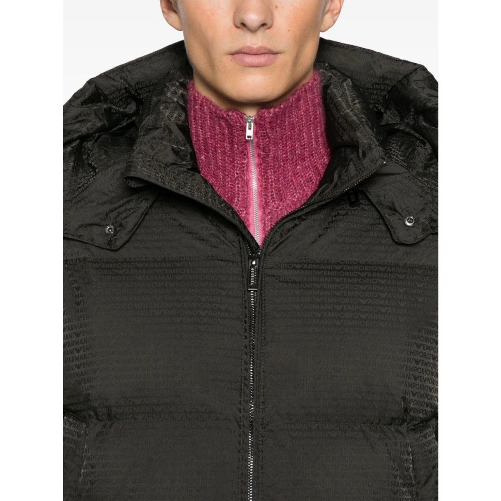 Emporio Armani Groene Donsgevulde Logojas Green Heren