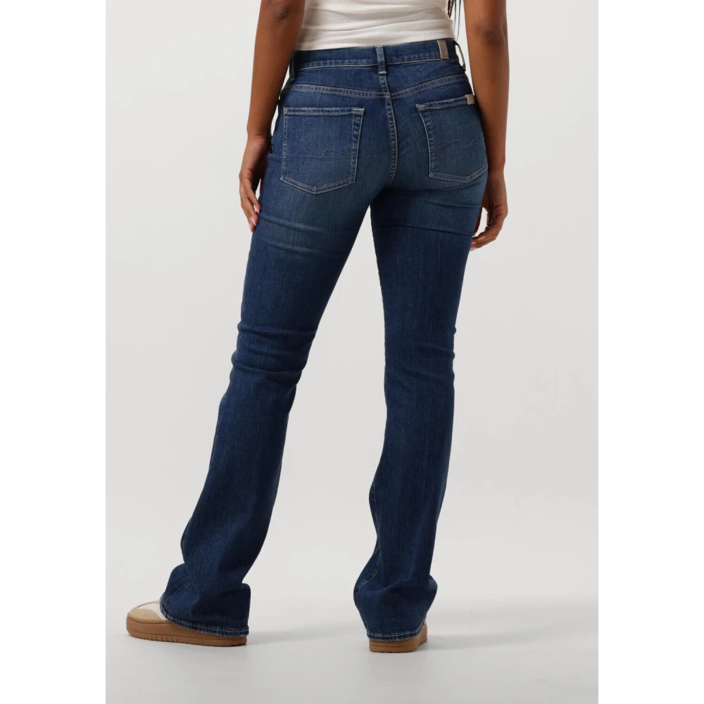 7 For All Mankind Jeans Straight Blauw Blue Dames