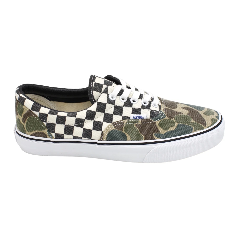 Vans Canvas Veters Rubberen Zool Schoenen Heren Schoenen Groen