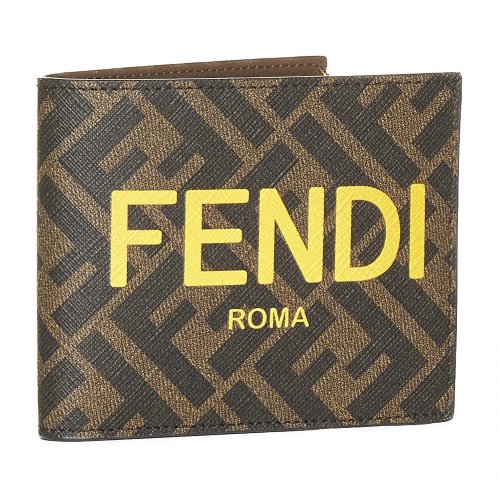 Fendi Modieuze Portemonnees Brown Heren