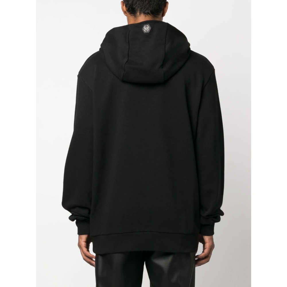 Philipp Plein Zwarte Sweatshirt voor Mannen Black Heren