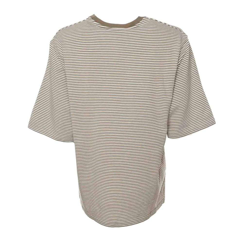 Anine Bing Casual Tee met Logo Borduurwerk Multicolor Dames