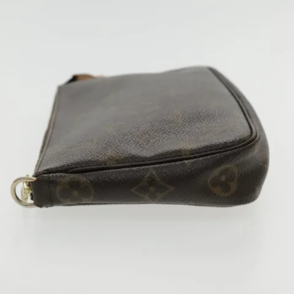 Louis Vuitton Vintage Pre-owned Canvas pouches Brown Dames