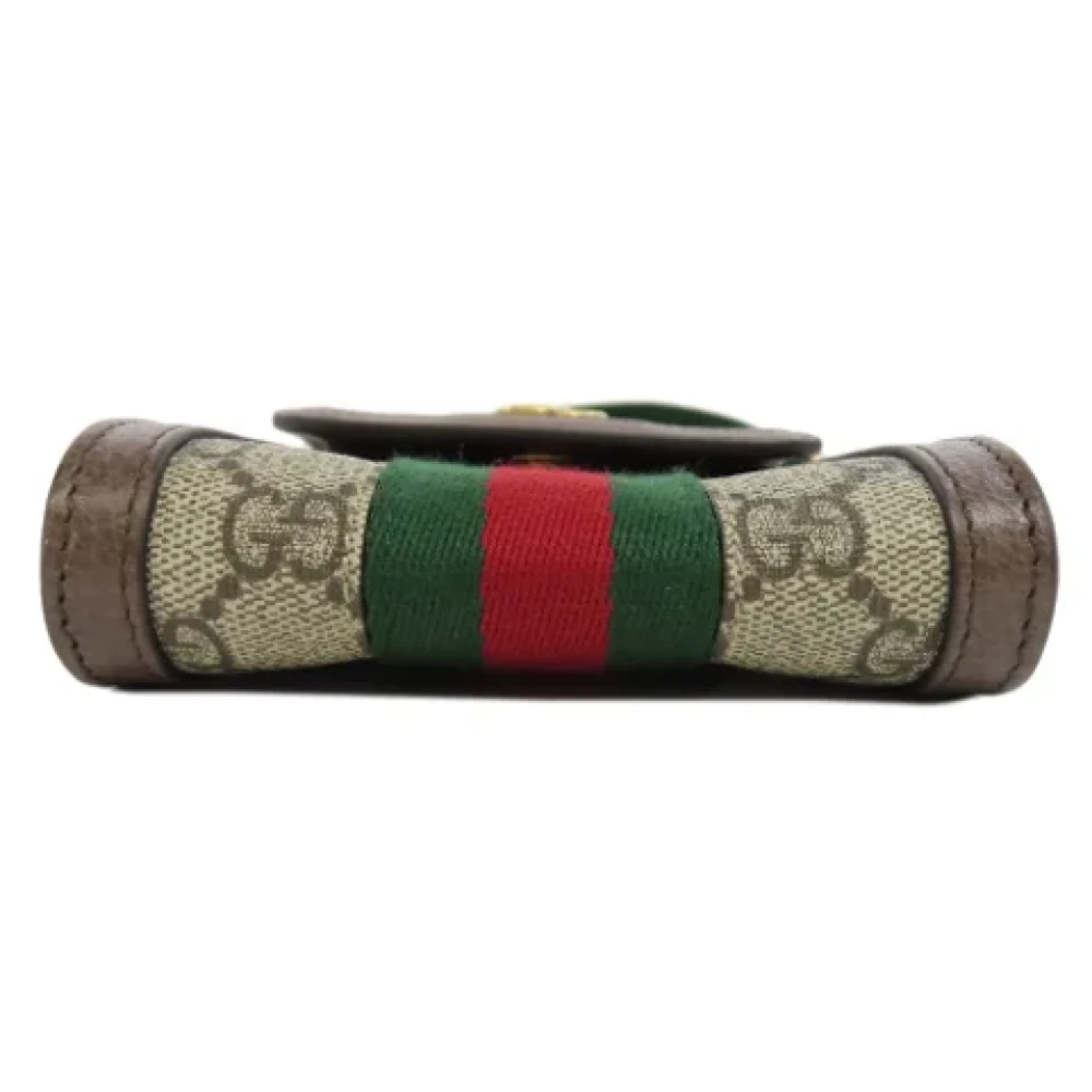Gucci Vintage Pre-owned Fabric gucci-bags Beige Dames
