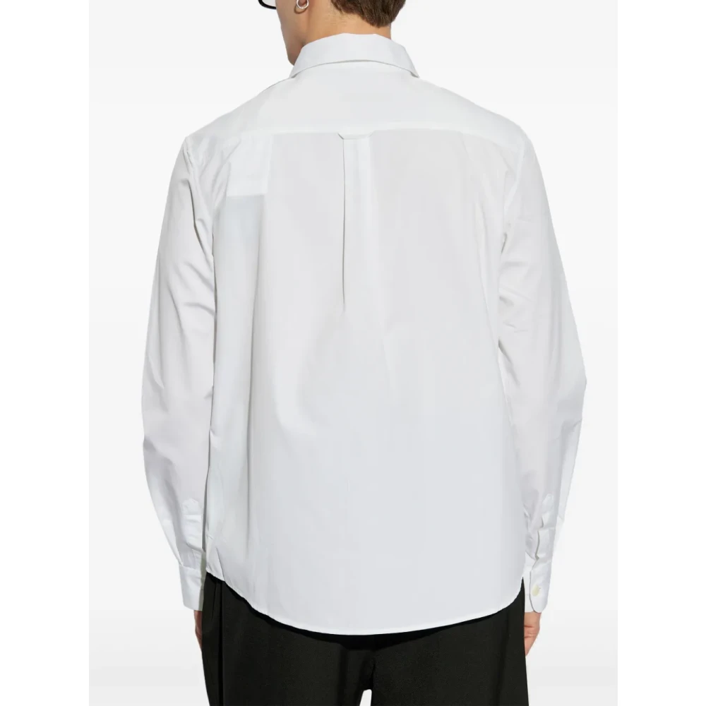 Casablanca Witte Oxford Shirt met Oranje Logo White Heren