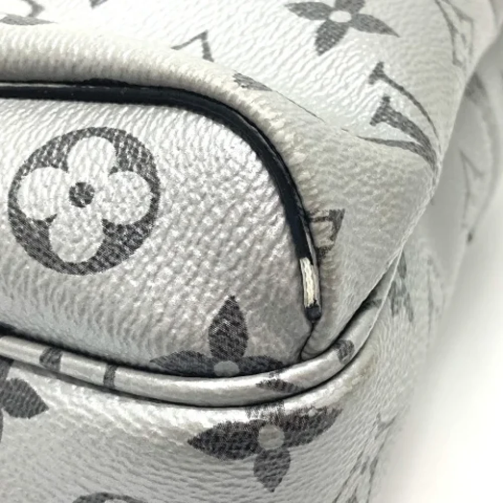 Louis Vuitton Vintage Pre-owned Cotton louis-vuitton-bags Gray Dames