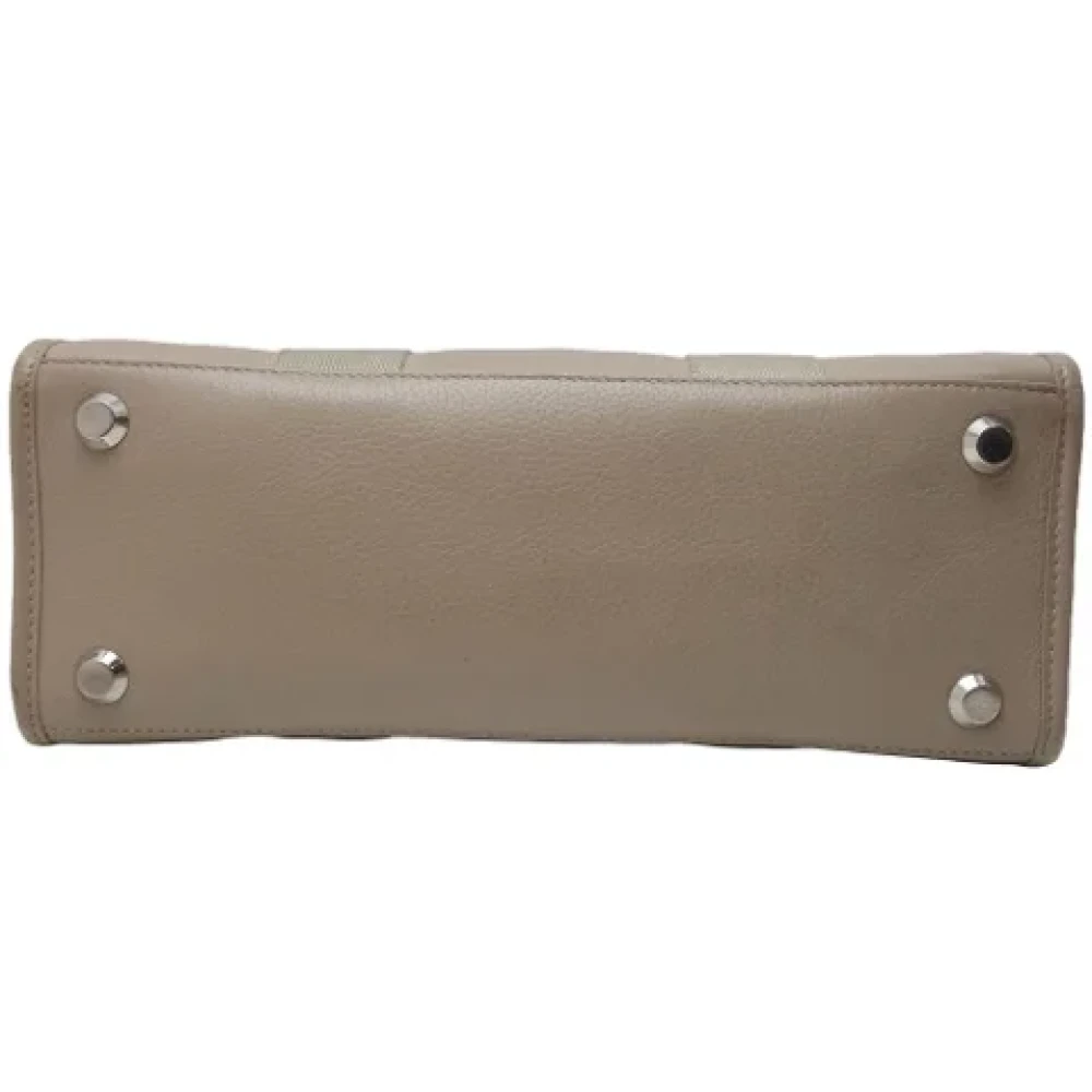 Balenciaga Vintage Pre-owned Canvas balenciaga-bags Beige Dames
