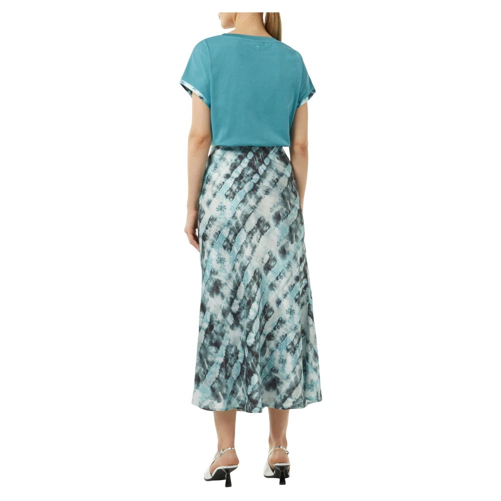 comma All-Over-Print Rock Stijl Blue Dames