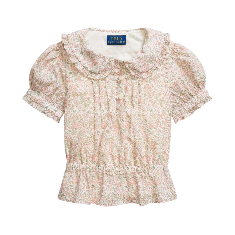 Polo Ralph Lauren Girls Pink Kids Blouses, 4 Y, Shirts