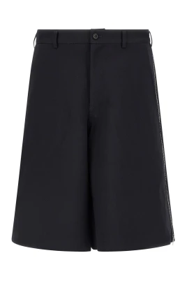 Herringbone Side-Zip Shorts