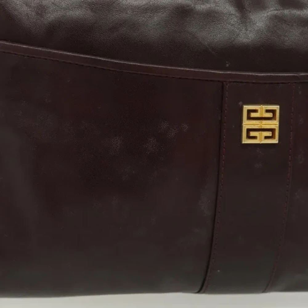 Givenchy Pre-owned Leather shoulder-bags Red Dames
