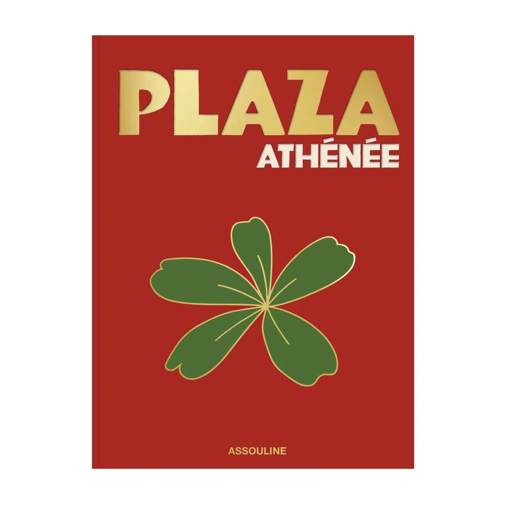 Assouline Plaza Athénée Boek Red Unisex