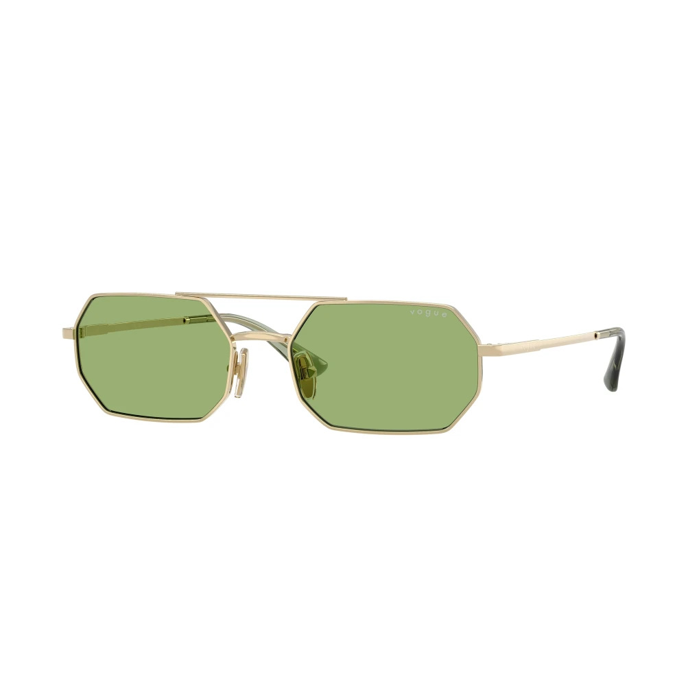 Vogue Women's Yellow Stylish Sunglasses In Blue Shade - Sunglasses - 55 Mm - Accessories